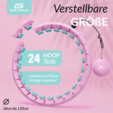 GATE FITNESS® Smart Hula Hoop Reifen Erwachsene zum Abnehmen - Gate Fitness