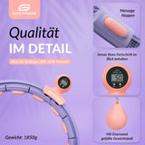 GATE FITNESS® Silent Smart Hula Hoop Reifen für Erwachsene - Gate Fitness