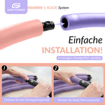 GATE FITNESS® Hula Hoop Reifen 1,2 kg für Anfänger & Fortgeschrittene (Violet/Pink) - Gate Fitness