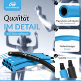 GATE FITNESS® Hula Hoop Reifen 1,5kg Blau für Anfänger & Fortgeschrittene - Gate Fitness