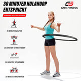 GATE FITNESS® Hula Hoop Reifen 2,1k für Fortgeschrittene  und Profis - Gate Fitness