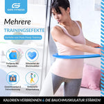 GATE FITNESS® Hula Hoop Reifen 1,5kg Blau für Anfänger & Fortgeschrittene - Gate Fitness