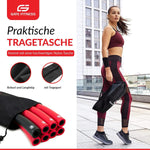 GATE FITNESS® Hula Hoop Reifen 1,2kg geeignet für Anfänger - Rot - Gate Fitness